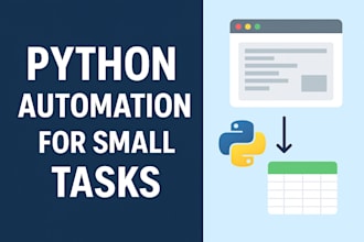 automate a small repetitive task using python