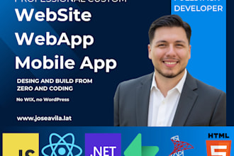 design and build a mordern responsive website or landing page custom code