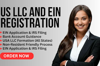 register your USA llc and ein quickly with full guidance for non residents