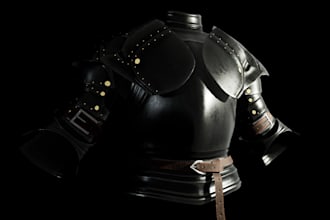 design modular armor set for ue5, 3d avatar, helmet for game,stl for 3d printing