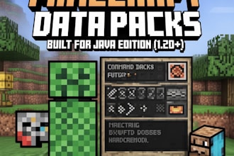 build unique minecraft data packs tailored to your ideas