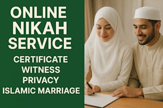 conduct your online nikah as a certified islamic imam
