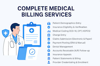 provide the remote medical billing and ar follow up services