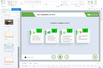 create interactive elearning courses using articulate rise or storyline, ispring
