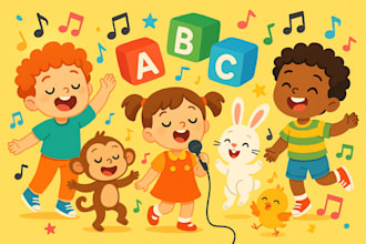 create custom nursery rhymes and educational kids songs for your youtube channel