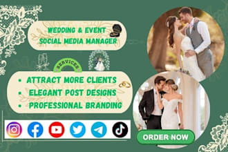 be your wedding ceremonial, event planner, photography, decorator smm expert