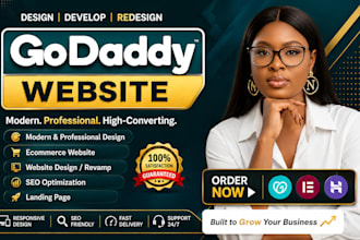 develop godaddy website design godaddy website redesign godaddy website design