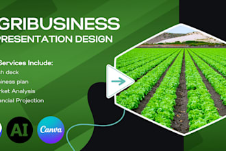 design agribusiness pitch deck agritech business plan organic farming website