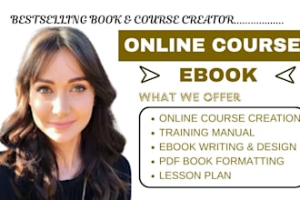 create ebook online course content, kajabi course creation, ebook online course