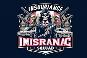do creative insurance mafia squad logo for you with my on creativity