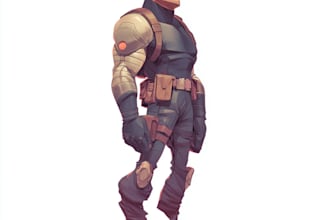 superhero character for comics