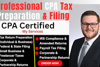 prepare, sign and file your tax returns as a CPA