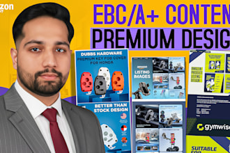 design amazon a plus ebc content and high conversion premium listing images