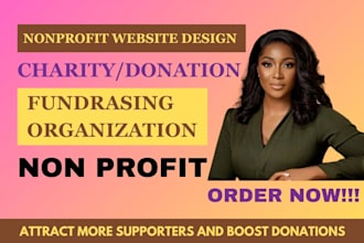 design charity website, donation website, ngo website, and nonprofit website