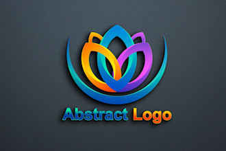 design a unique and modern abstract logo for your brand