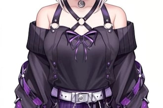 draw custom dakimakura or body pillow for your vtuber, oc, game, anime character