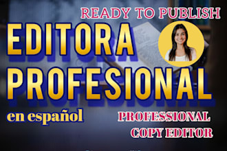 proofread and edit your spanish book