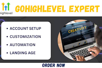 build your gohighlevel CRM website salesfunnel landing page and workflows
