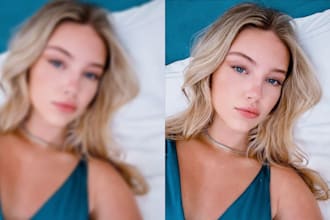 fix blurry photos and restore old damaged pictures