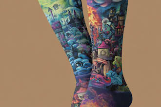 design custom sneakers socks for your brands and streetwear