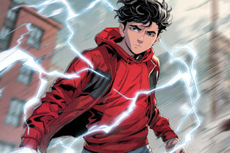draw you as a superhero marvel or dc character