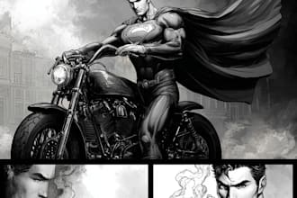 do superhero comic page superhero character for comics