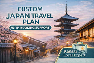 create your japan travel itinerary with booking support
