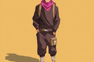 draw anime character an illustration and anime character