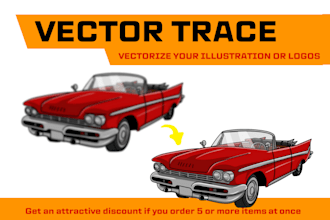 do vector tracing or convert to vector