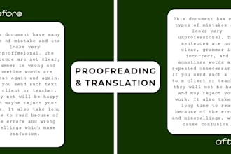 proofread english and translate urdu to english