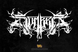 design a brutal logo for your t shirts