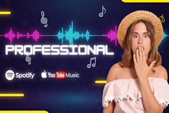 create and curate professional spotify, apple music, or youtube music playlists