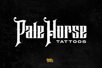 make an evil logo for band posters