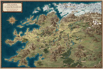 create a high quality fantasy map