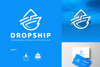 design a modern and professional dropshipping logo for your business