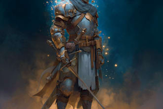 create epic dnd character art for campaigns