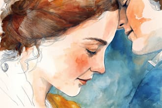 draw digital watercolor illustration