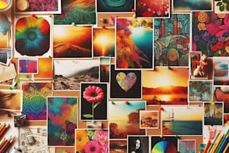 make an mood , boards, concept board