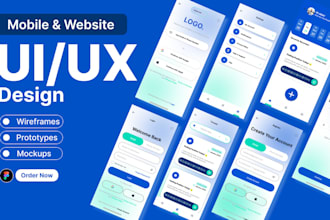 do UI UX design mobile app ui ux design website figma UI UX design