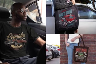 make custom t shirt racing car logo