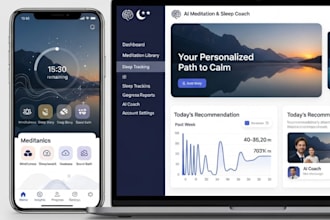develop ai sleep tracker app, mood tracking app, mental health app, fitness app