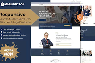 build lawyer website law firm website attorney website notary legal website