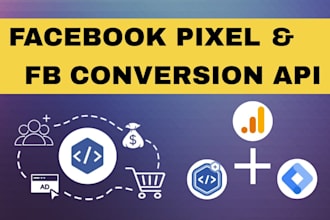 setup facebook pixel conversion API ga4 ecommerce tracking