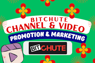 promote bitchute channel and real bitchute promotion