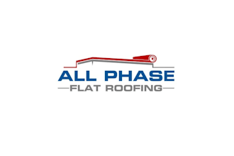 design flat roofing company logo