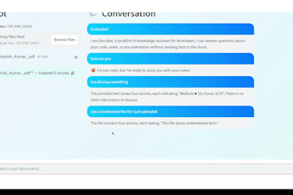 build an ai chatbot or automation tool in python