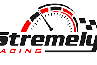 do modern professional custom racing logo design