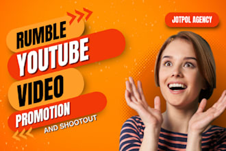 do fast rumble video promotion, youtube promotion boost rumble views