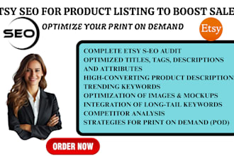 do esty seo for product listing to boost sales optimize your print on demand