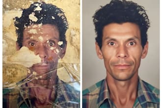 restore old and damaged photos to new